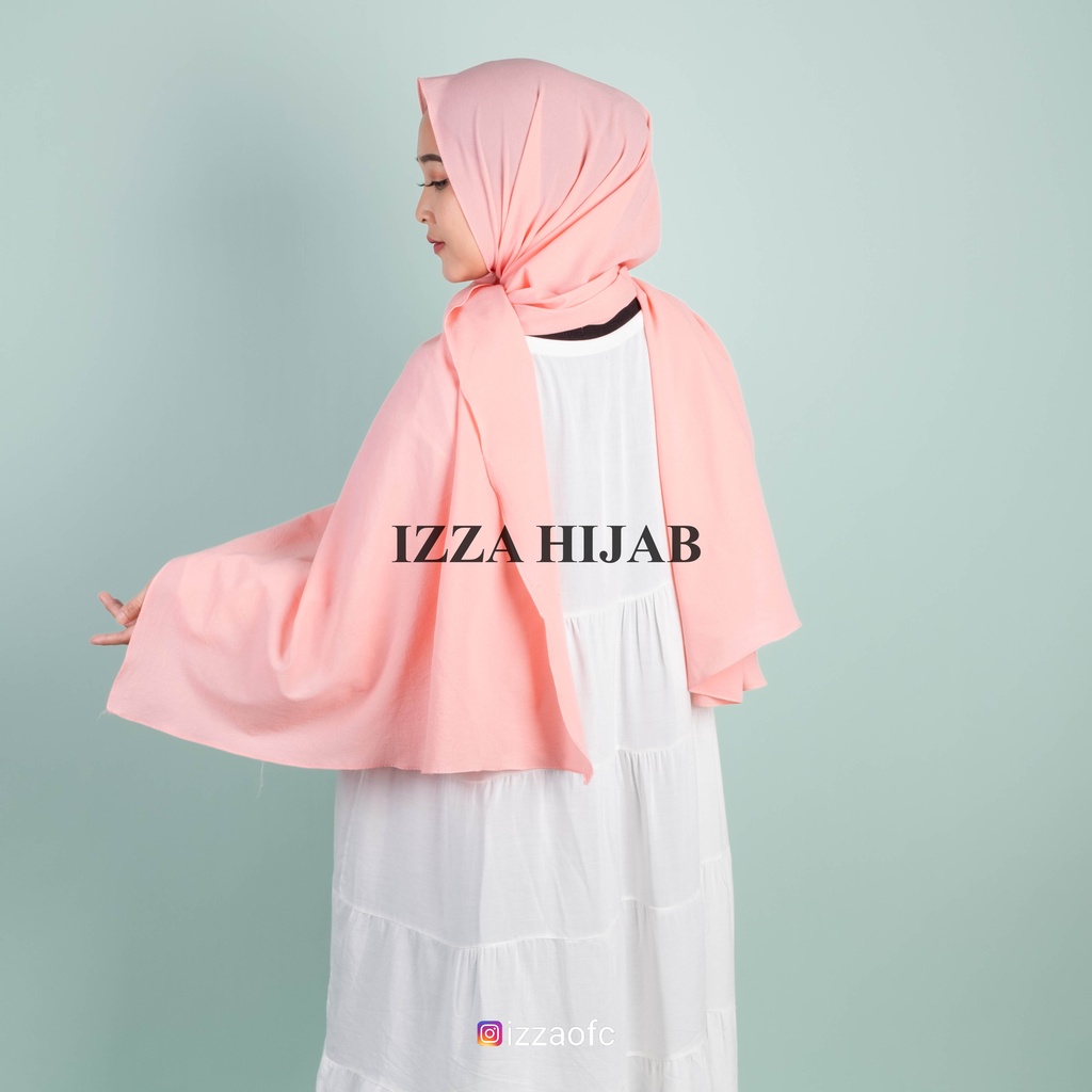 -/+(175cm x 75 cm) JILBAB HIJAB PASHMINA DIAMOND POLOS /PASHMINA SABYAN-Salem size 175x75