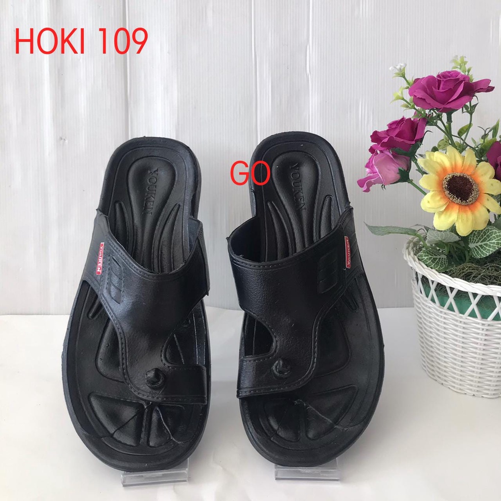 gof  YOUKEN HOKI Sandal Gunung Japit Pria Bahan Karet 38/43