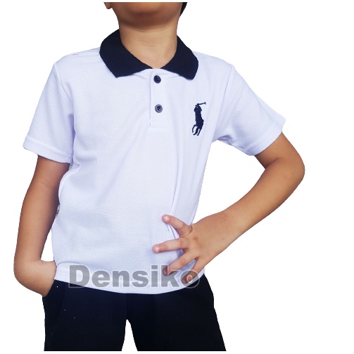 GROSIR Baju Kerah Anak Berkualitas 1 lusin (size 1-3) Serian 3 ukuran