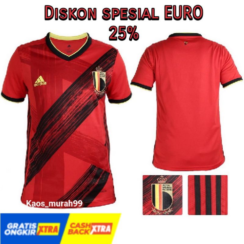 Jersey Belgia home 2021/2022 grade ori terbaru EURO