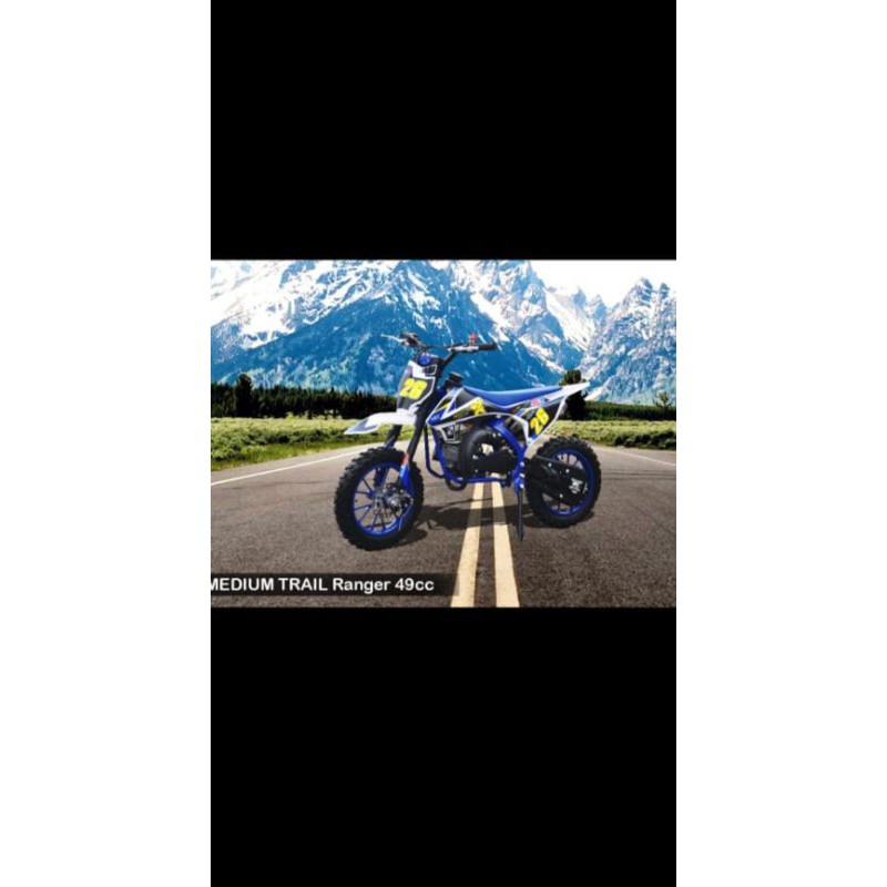 MOTOR TRAIL MC 63 50CC MODEL TERBARU DOUBLE KNALPOT MESIN 2 TAK ~MOTOR MINI-MOTOR CROSS-MAINAN MOTOR ANAK