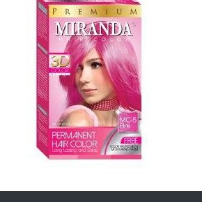 Miranda Cat rambut warna pink