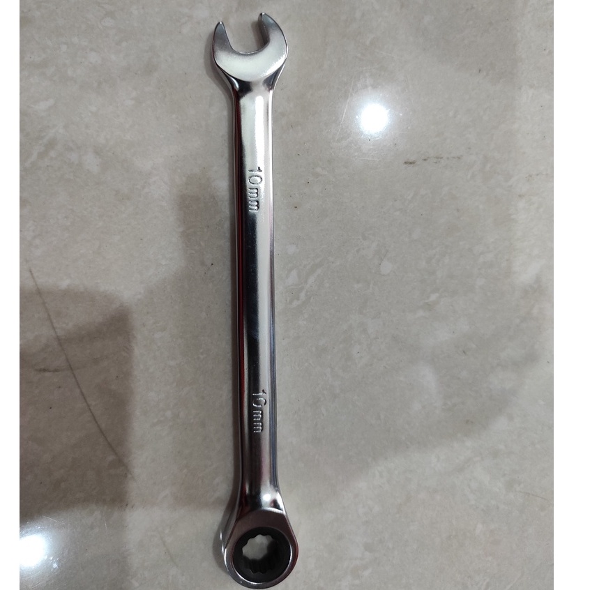 Kunci Ring Pas Rachet 10 MM / Kunci Ring Rachet Kombinasi Terpercaya