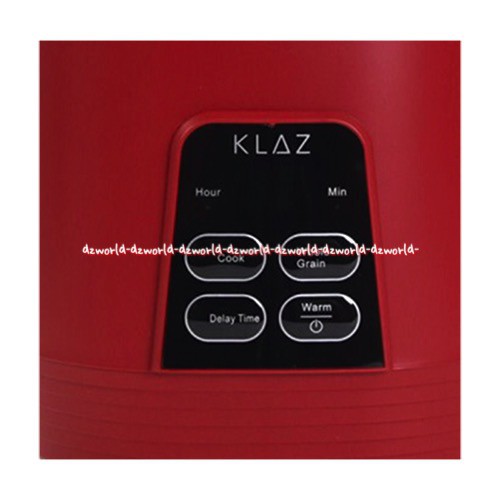 Klaz Rice Cooker Mini Digital Red Warna Merah 0.3L Travelling Alat Memasak Nasi Travel Klas