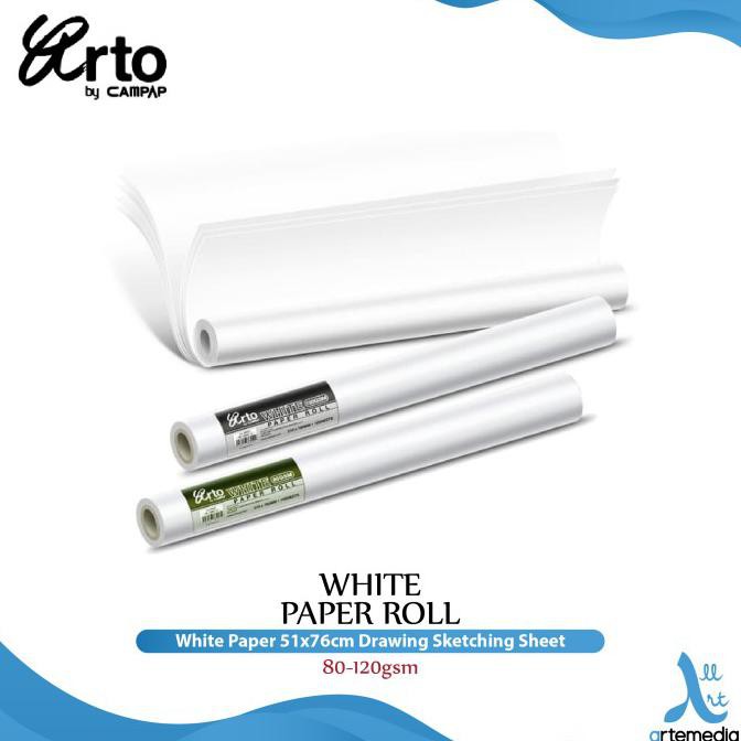 

Kusus Hari Ini Kertas Gambar Arto White Paper Sheet 51X76Cm Drawing Sketching - 80Gsm Hot Sale