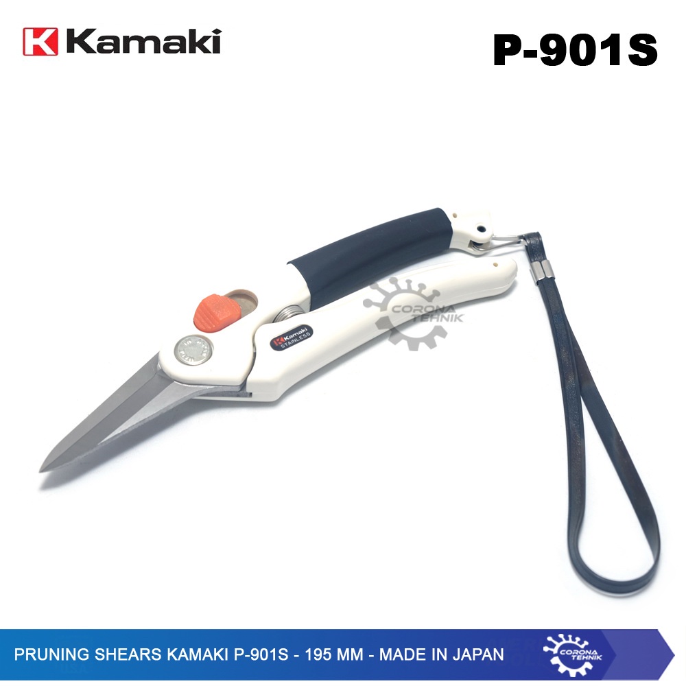 Kamaki P-901S  - Pruning Shears  - 185 mm - Made In Japan