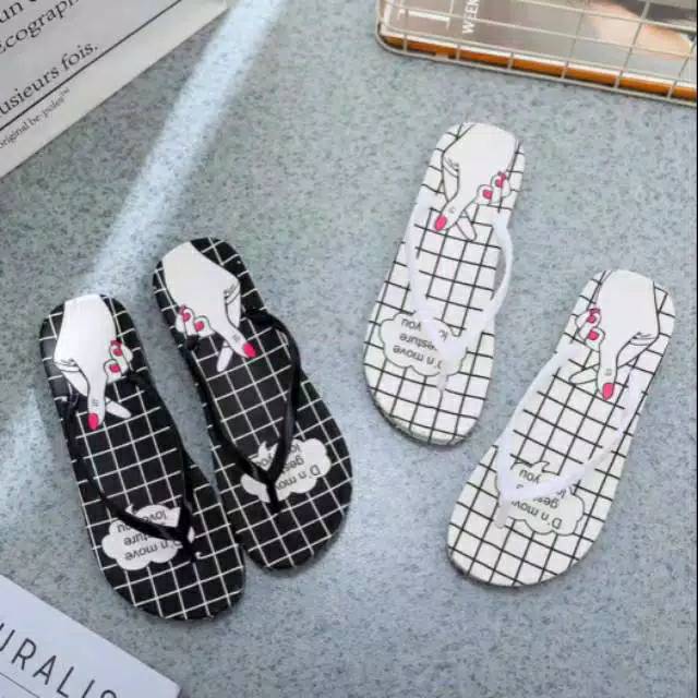 PROMO TERLARIS Sandal  Jepit  Finger for you Korea  Sandal  