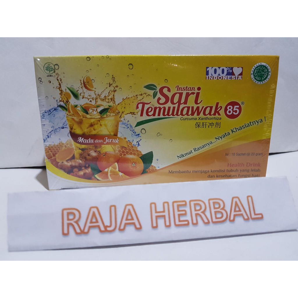 SARI TEMULAWAK MADU JERUK 85 OBAT HERBAL HATI HEPATITIS ...