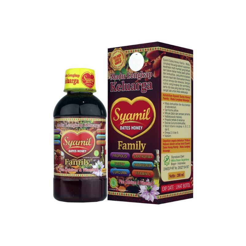 

Syamil Dates Honey Familly Madu Dewasa Netto 200ml