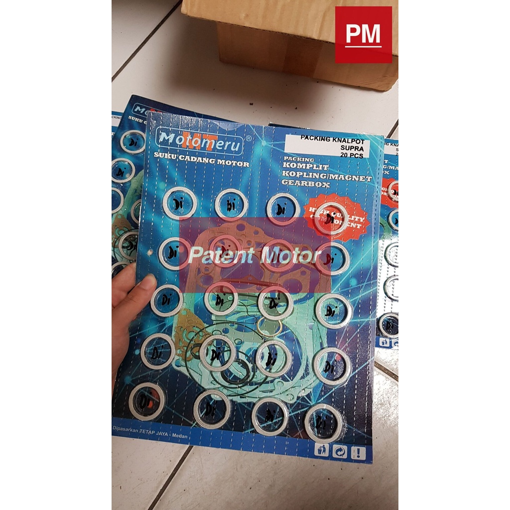 Asbes Gasket Packing Paking Knalpot Atas Supra X Lama Grand Supra Fit Supra X 125 Karisma