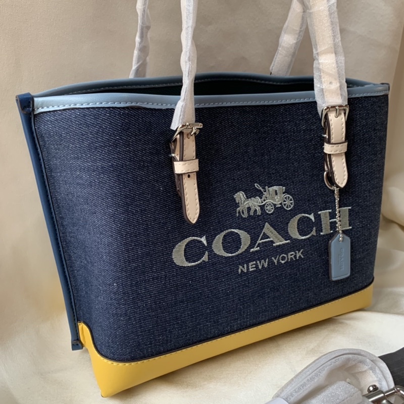 Coach Mollie Tote In Colorblock(C4085)