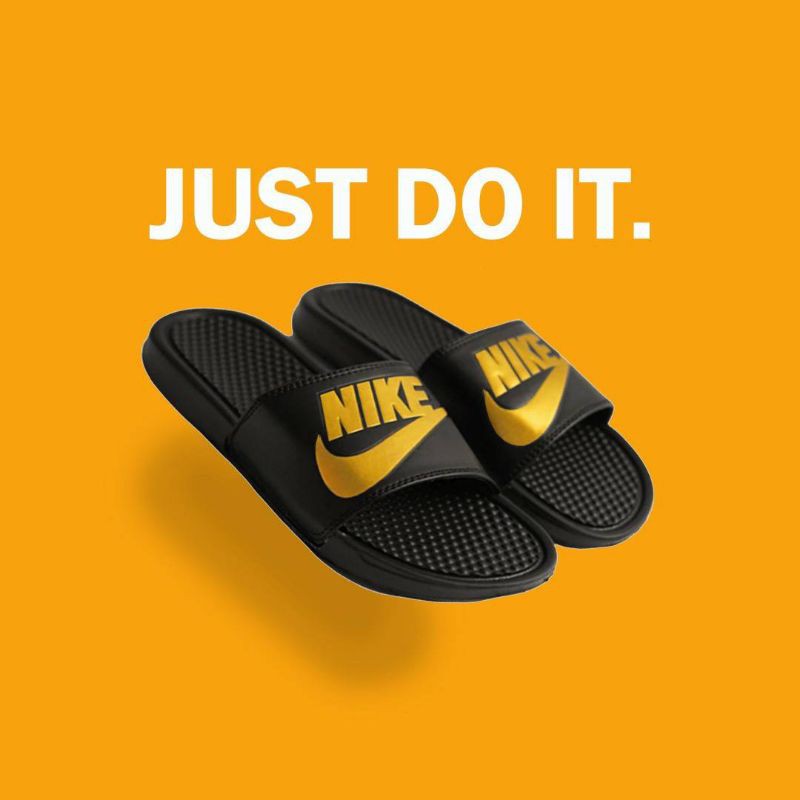 sandal nike benassi swoosh