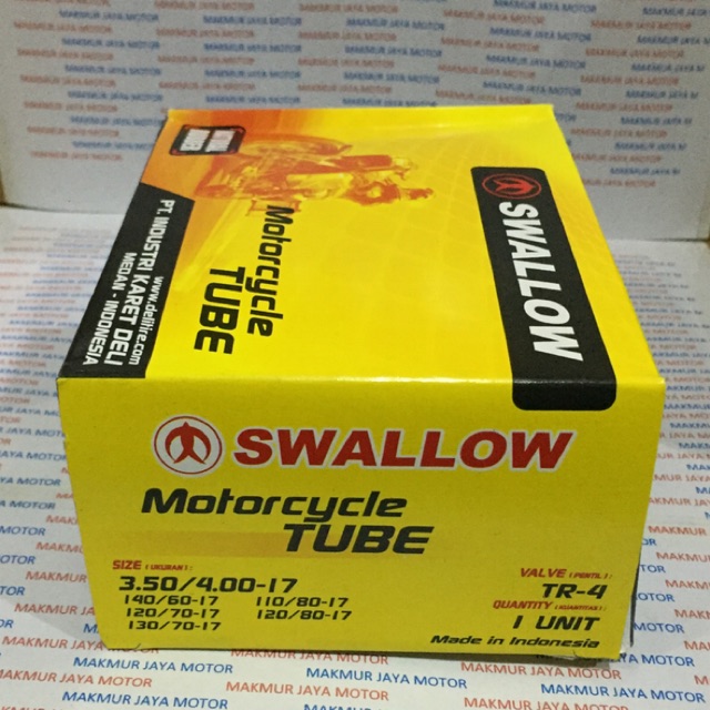 Ban Dalam Motor Swallow 350/400-17 120/80-17 130/70-17 140/60-17