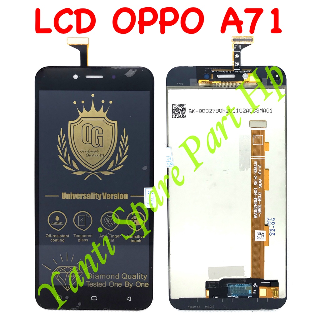 Lcd Touchscreen Oppo A71 Original Terlahir New