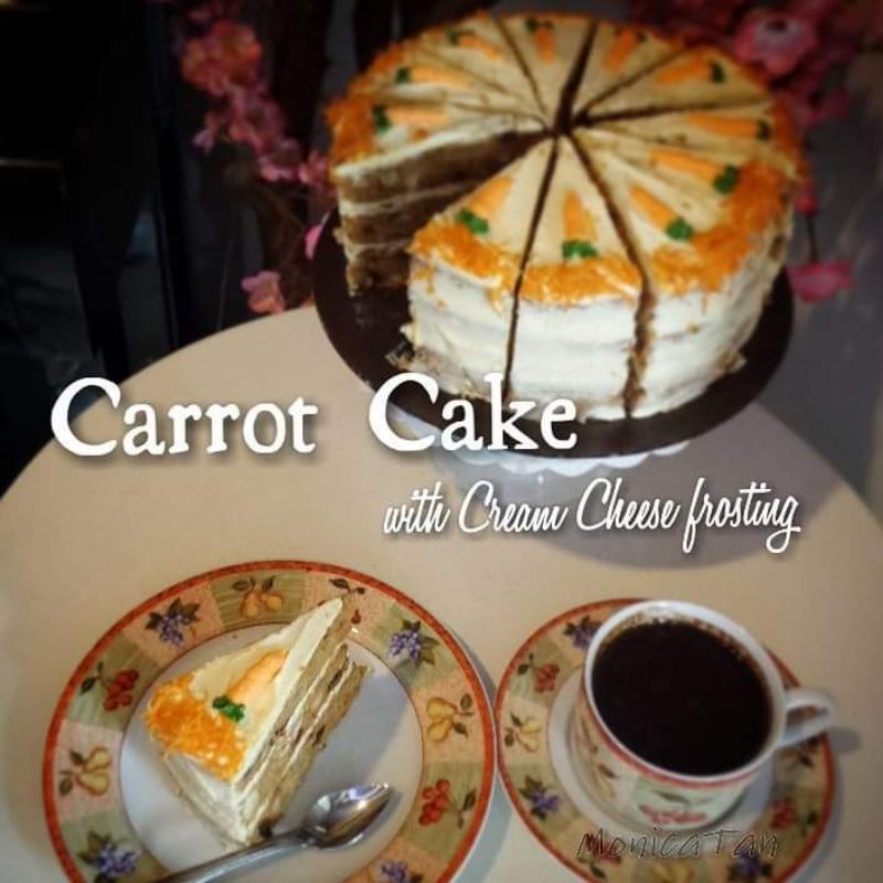 

Carrot Cake / Worteltaart with Cream Cheese Frosting
