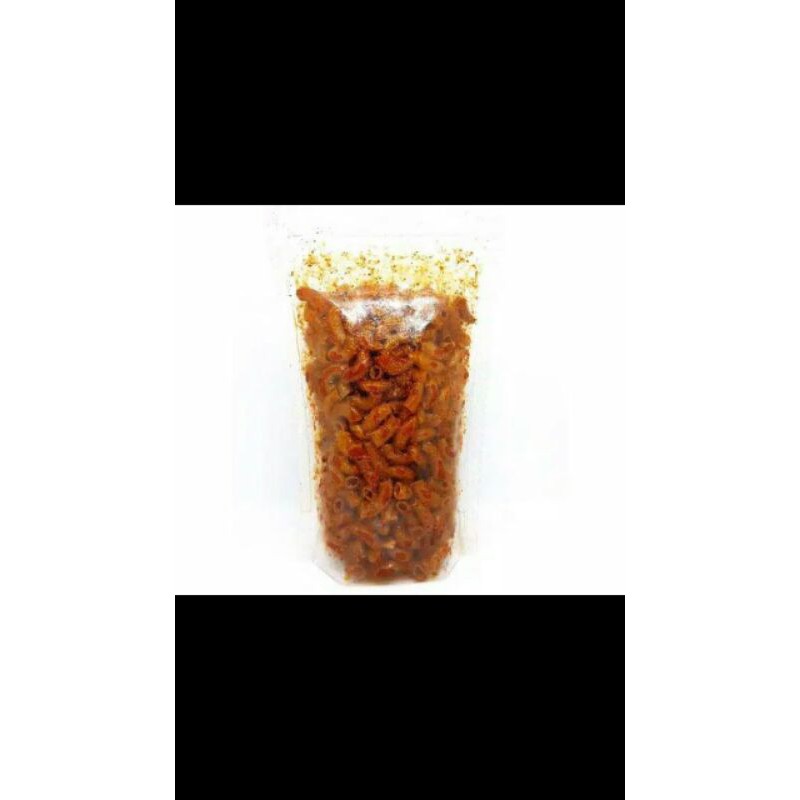 

[150gr] makaroni bantet pedas jeruk