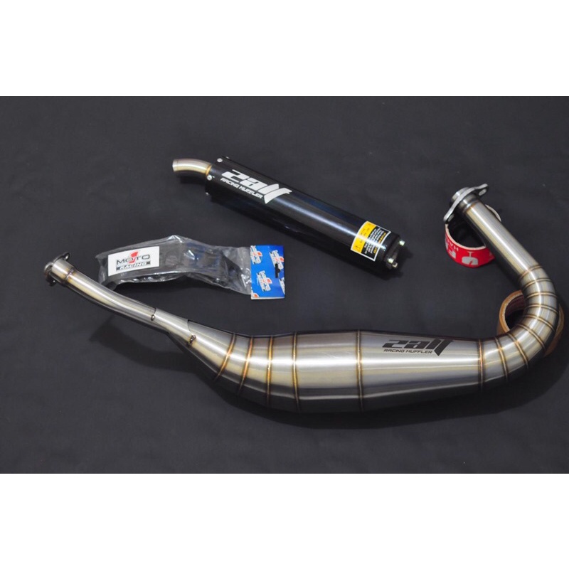 Knalpot racing rx king model repsol original zalt free klem moto1