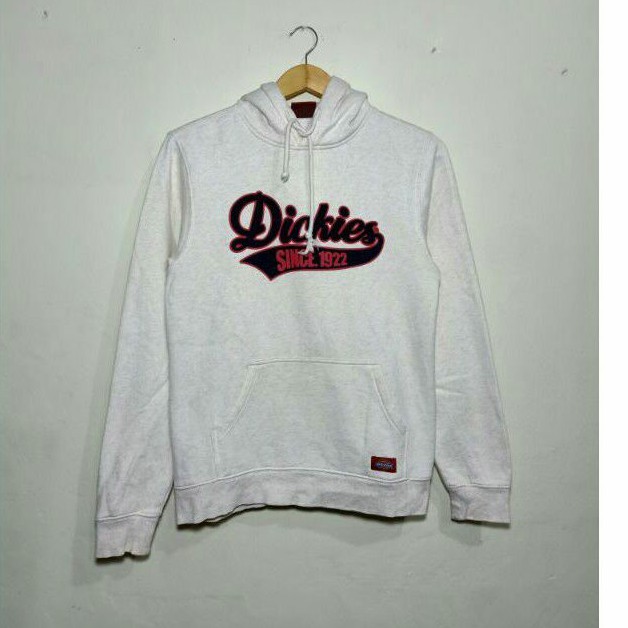jaket hoodie DICKIES white size S original second