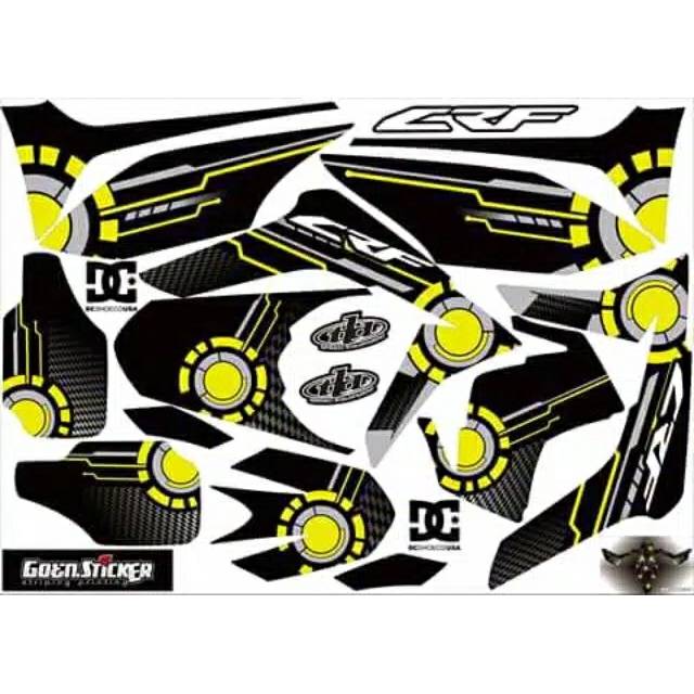 Decall Sticker Variasi Motor Honda CRF / Decal Motor Honda CRF