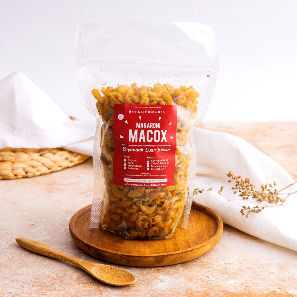 

Makaroni Macox JUMBO ± 500 Gram | PREMIUM