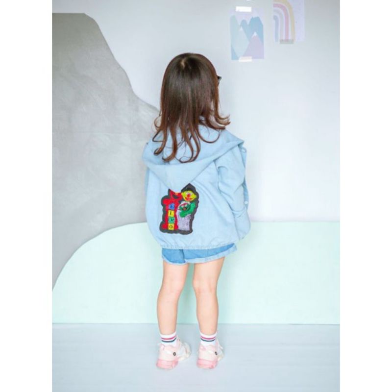 Afsheenastore Jaket  Anak Jeans Mostkids Hoodie