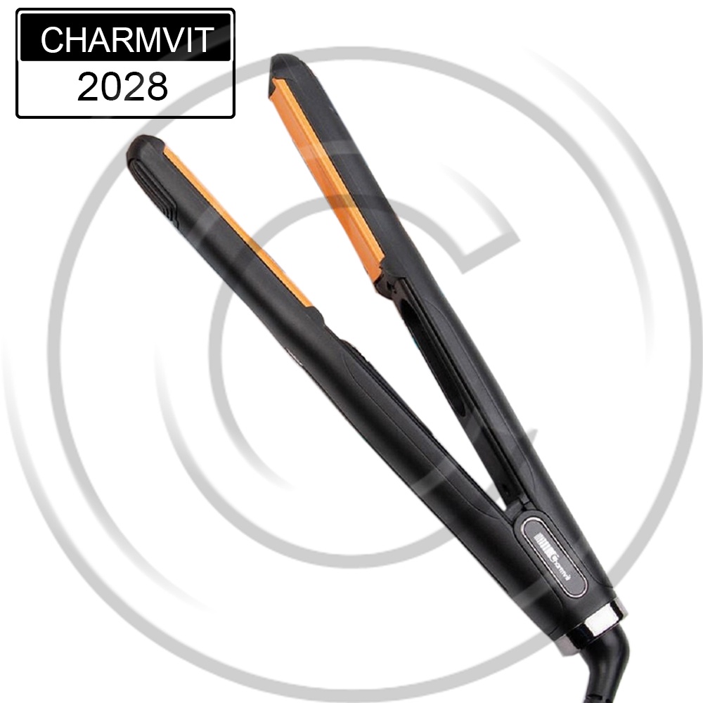 CHARMVIT / CM-2028 / Catokan Rambut TITANIUM Professional Hair Plat V Shape Iron Pengeriting Wavy Curly Blow - CO