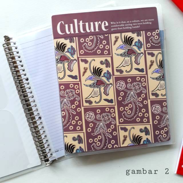 BINDER NOTE B5 BATIK &amp; FANCY