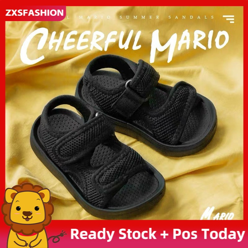 Sepatu Sandal Anak Sepatu Kain Bernapas Warna Solid Kain Lembut Tidak Melukai Kaki Anda