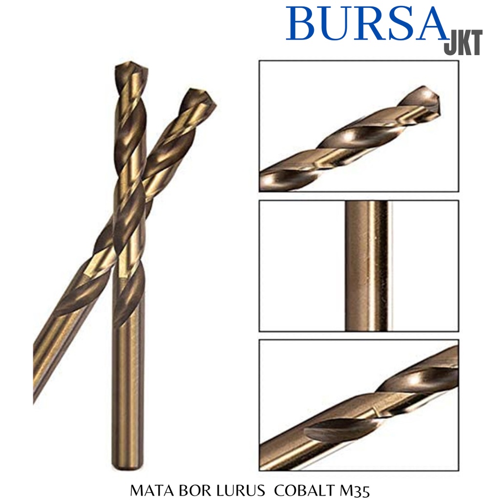 MATA BOR COBALT HSS CO LURUS DRILL BIT 5 - 12 MM