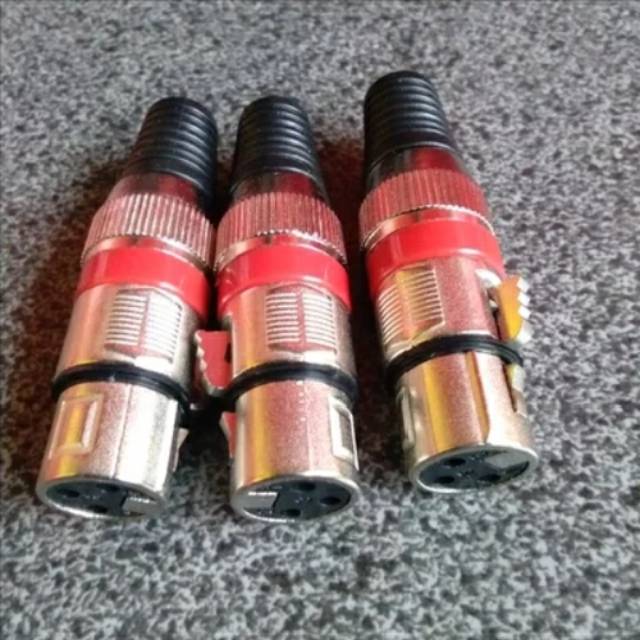 Soket Mic Canon 3 Pin