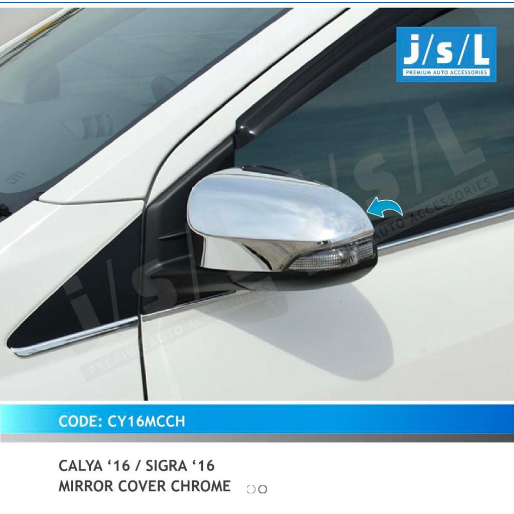 Cover Spion Calya Sigra Chrome JSL Mirror Cover