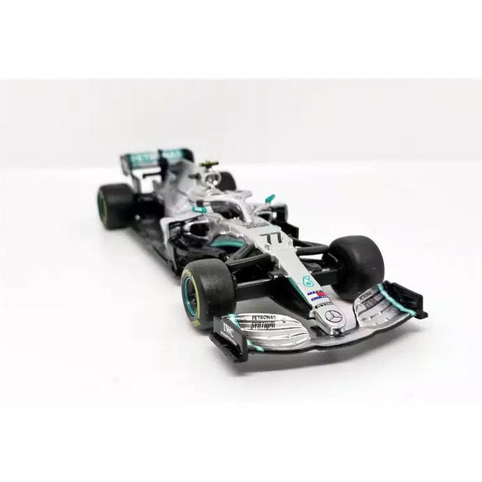 Bagus Diecast Formula 1 Miniatur F1 Mercedes Amg #77 Valtteri Bottas 2019 Gilaa