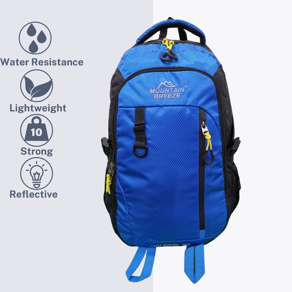 HIGHLAND MOUNTAIN BREEZE HALIMUN 99006 tas ransel pria backpack tas sekolah tas kuliah tas punggung ransel laptop ransel gunung mountain breeze 18 inch ransel gunung 30L ransel sekolah ransel higking ransel seepeda ransel running ransel gunung murah