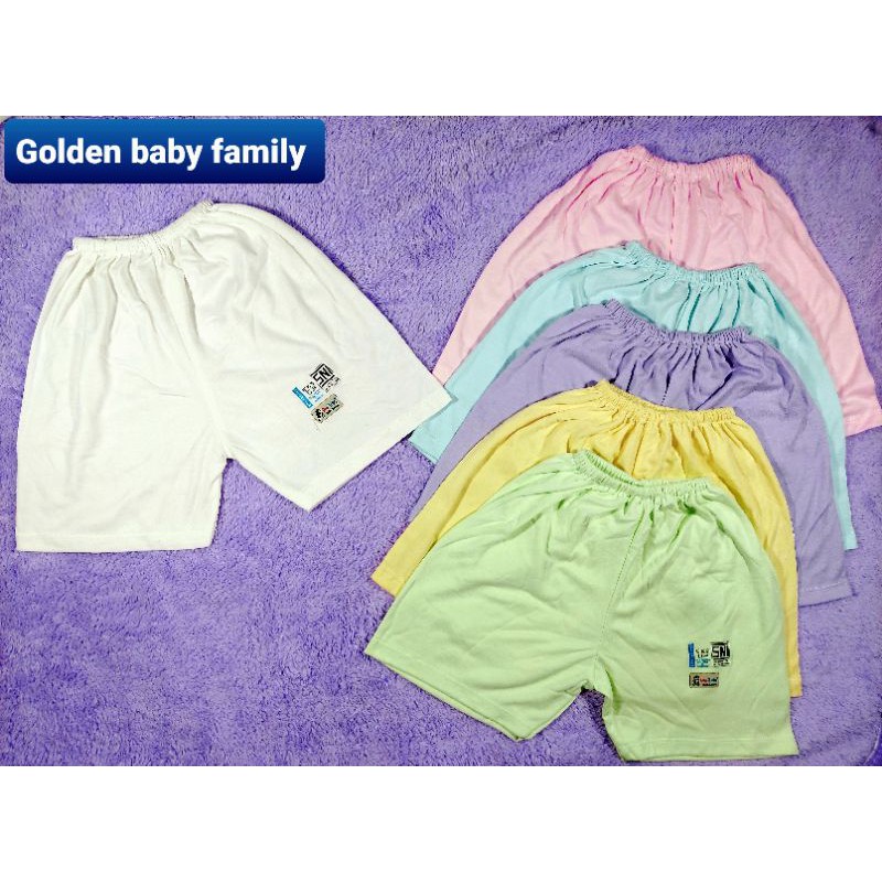 6PCS CELANA PENDEK ONE BABY SIZE L usia 2-4 thn