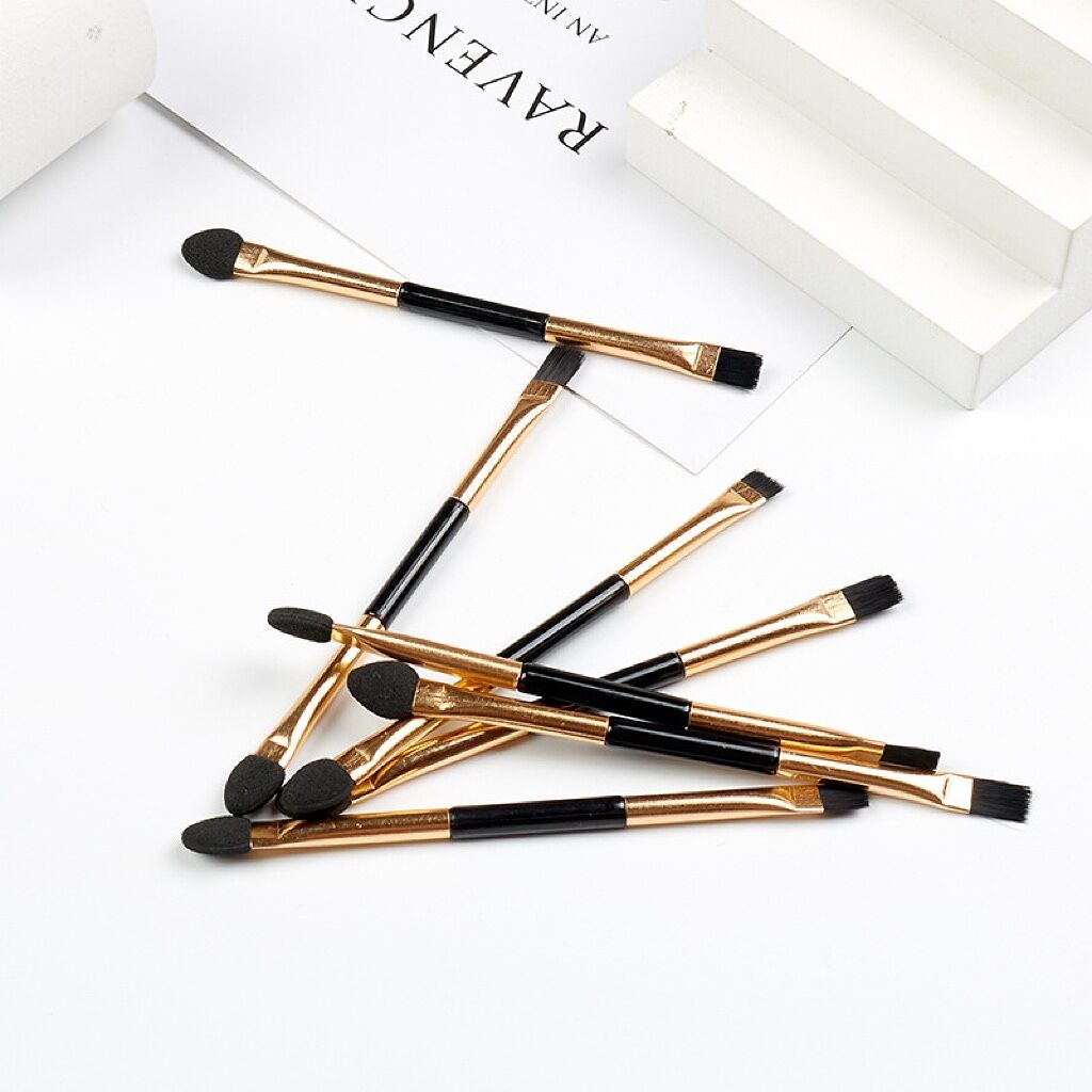 1pcs Multifunctional Double head Eye shadow Brush Double-end Foundation Powder Eyeshadow Brush Tool two head makeup brush