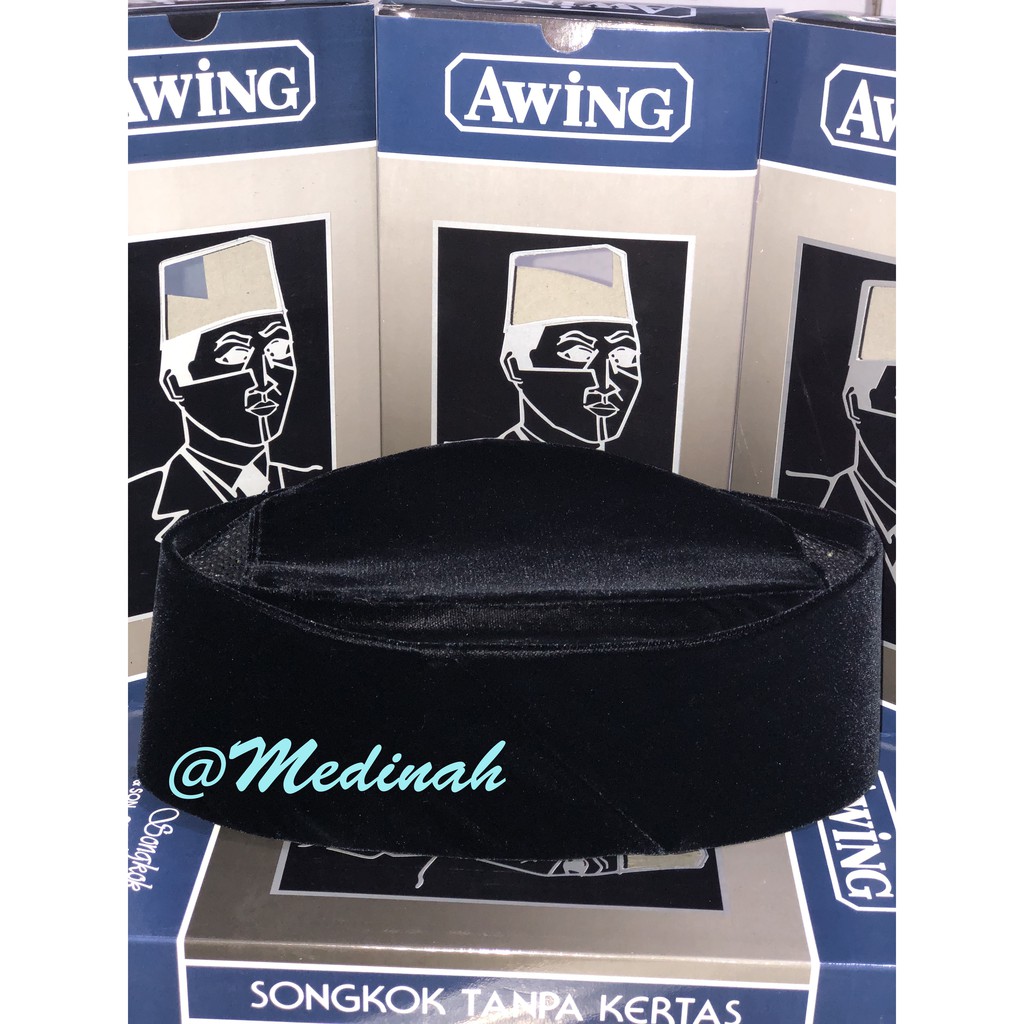 Songkok / peci AWING AC Exclusive/ peci susun Original 100%