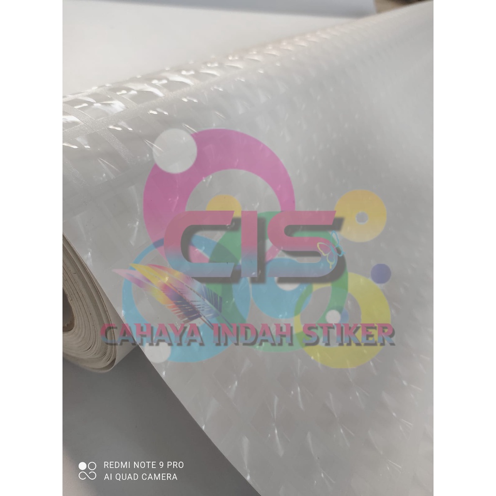 Stiker Kaca /Sticker Kaca/ Sanblast/Sunblast Motif Gliter 3D 1023