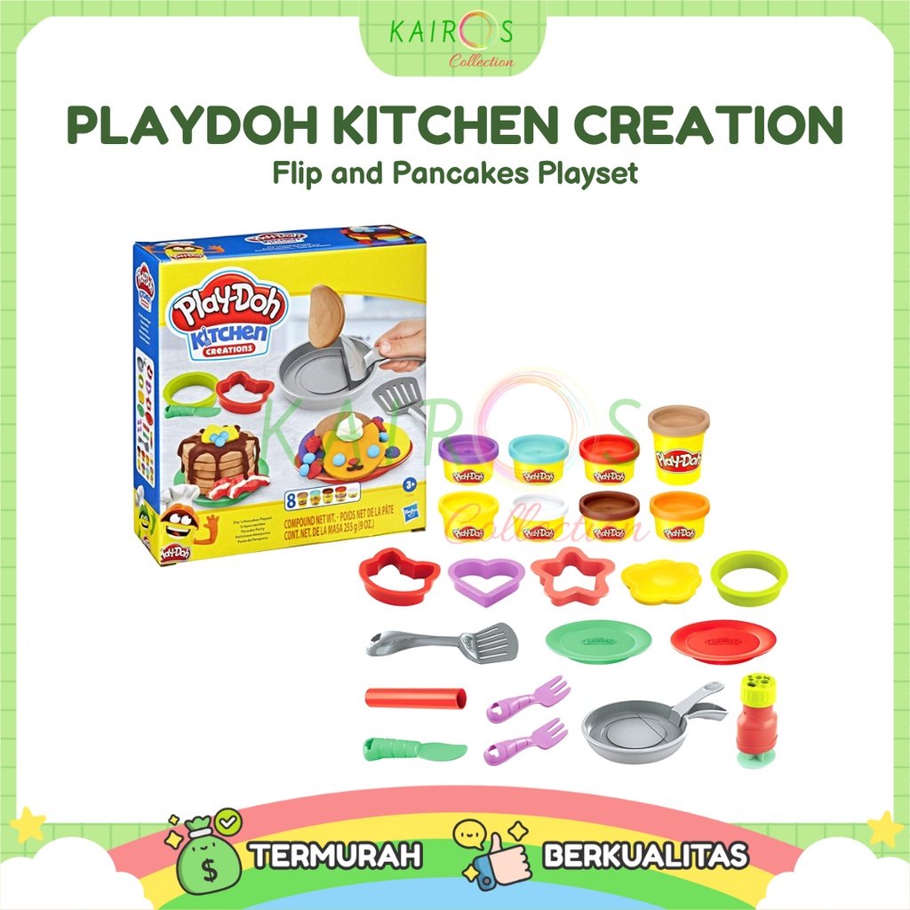 Play-Doh Kitchen Creations Flip 'n Pancakes Playset