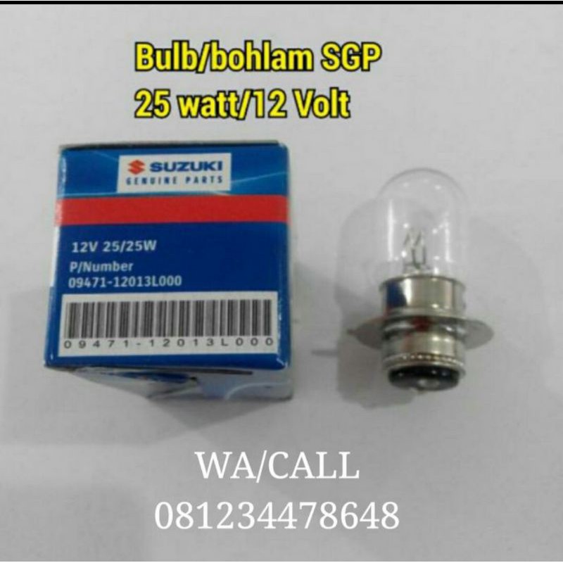 DOP DEPAN BOHLAM LAMPU DEPAN SUZUKI SMASH SHOGUN SATRIA FU150 NEX NEX FI LETS SPIN SKYWAVE ORI SGP