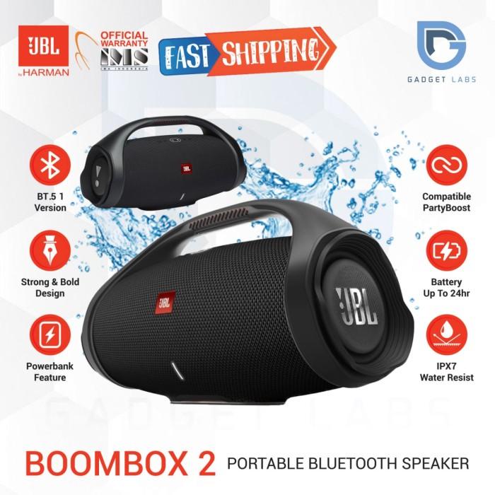 JBL Boombox 2 / Boombox2 Portable Bluetooth Speaker Garansi Resmi IMS