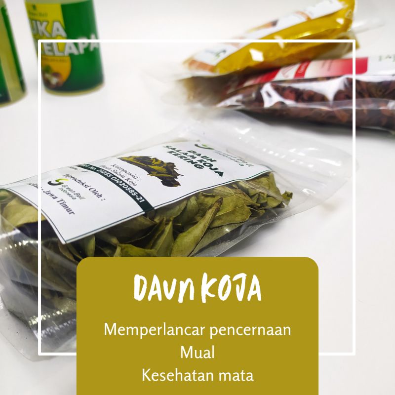 

daun koja kering /kare /curry (10gram)