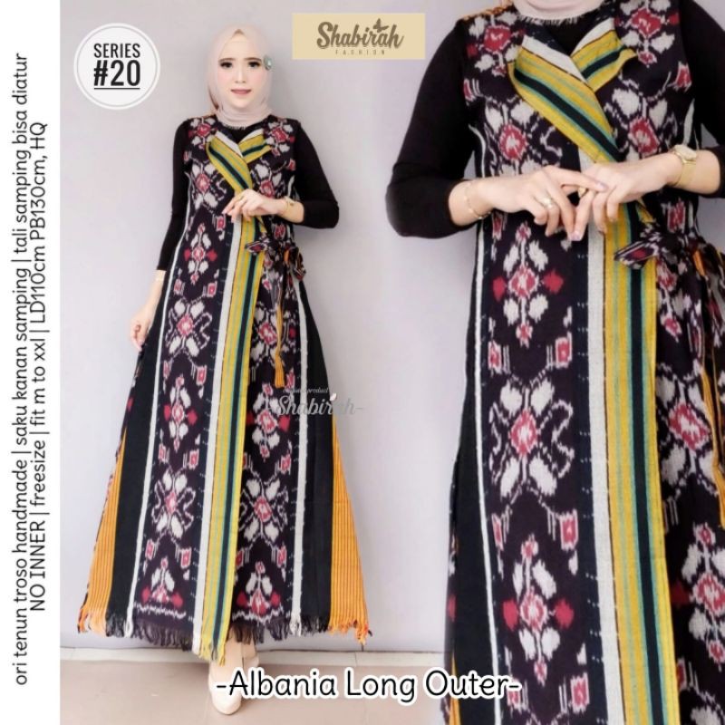 Albania long outer by Shabirah