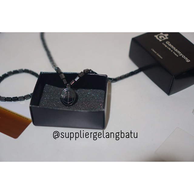 GANNAMYONG Kalung dan Gelang KABAH KAKBAH MEKKAH HITAM madinah kecil
