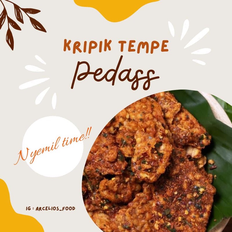 

Keripik Tempe Pedas Gurih - 250 gr