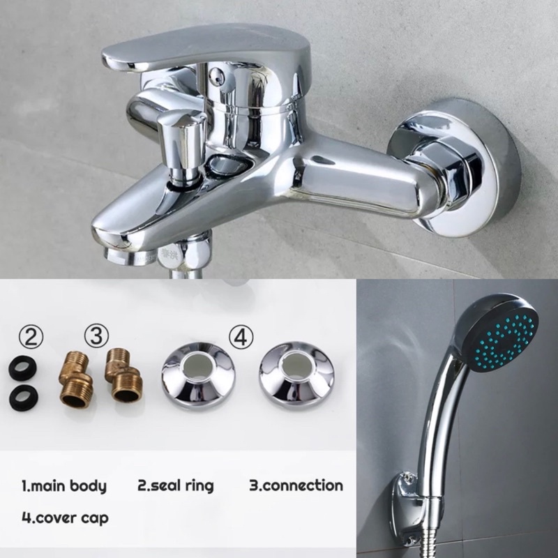 SP5001 Kran Panas Dingin Shower Bathtub Keran Air Mixer Export - Shower set