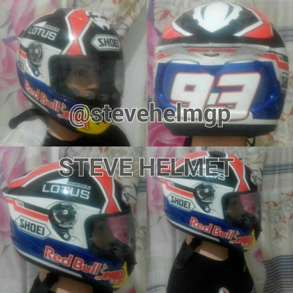 Helm Marc Marquez Montage 2012 Repaint