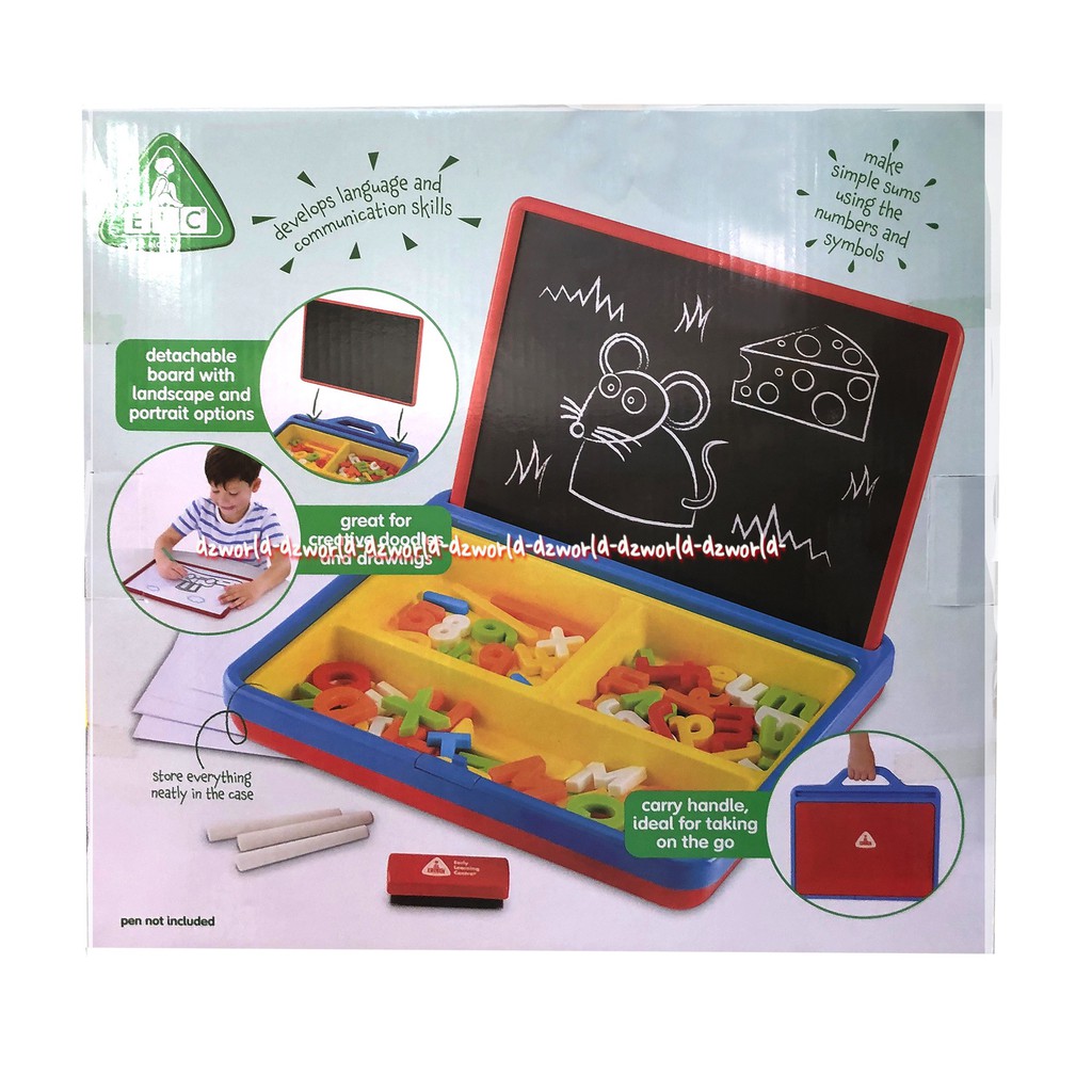 ELC Magnetic Play Board Board Center Over 100 Accesories Mainan Anak