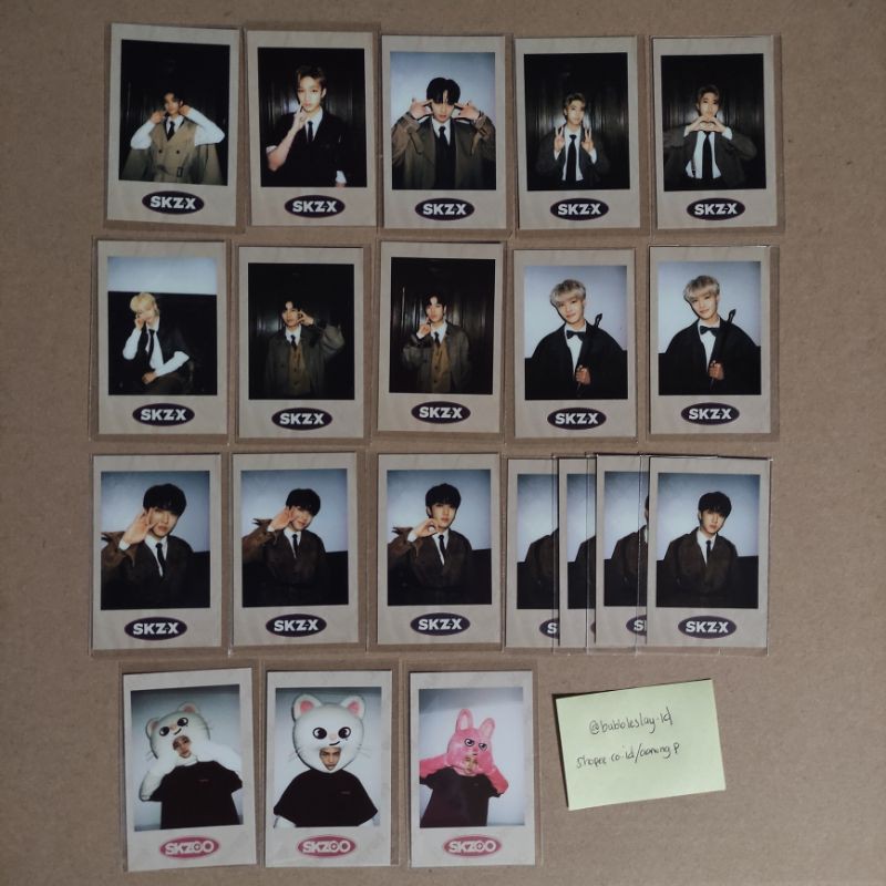 STRAY KIDS Polaroid SKZ-X SKZOO Love Stay Online Fanmeeting Goods - POB Seungmin Changbin Ayen I.N