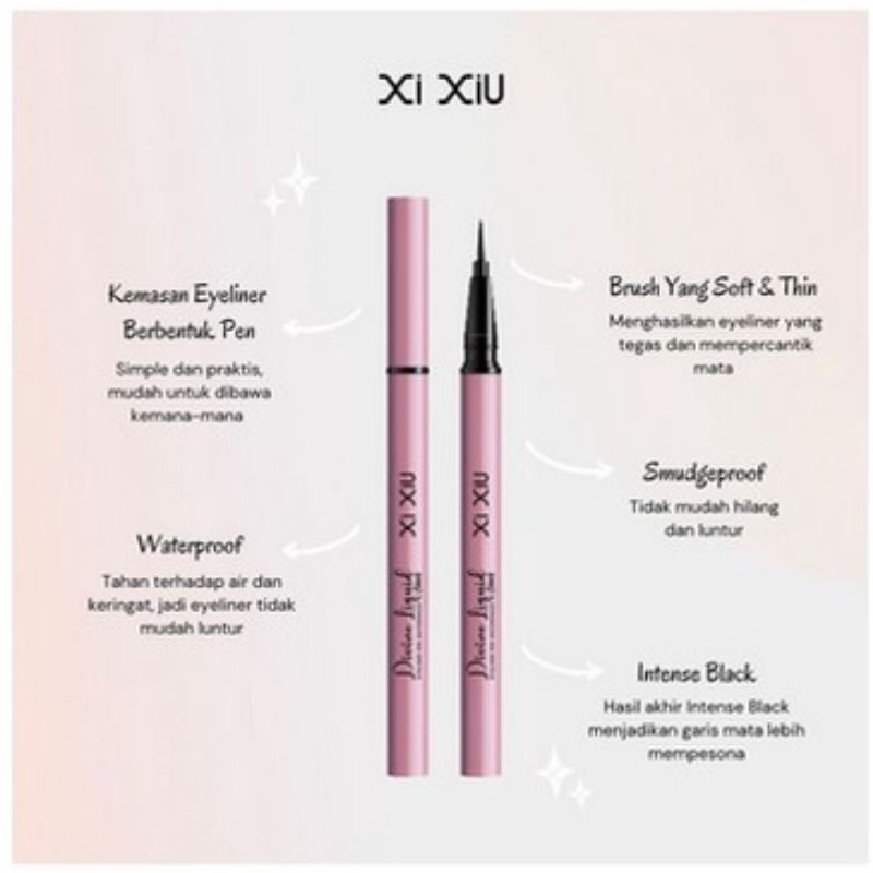 Xi Xiu Divine Eyeliner Liquid Pen Waterproof Black