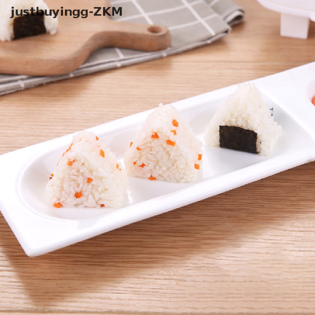 Cetakan sushi Bentuk Telinga Kelinci Segitiga Dengan Sendok Nasi Untuk Alat Memasak Anak